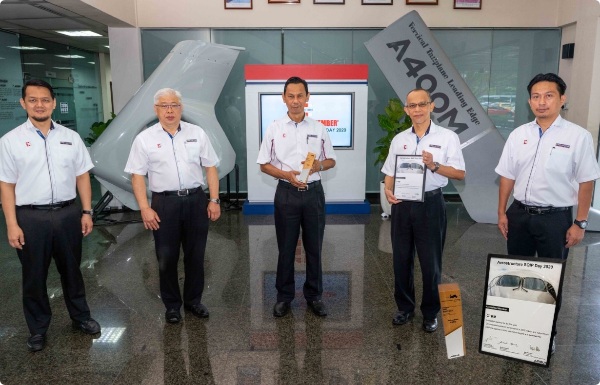 CTRM Airbus SQIP 2020 Award